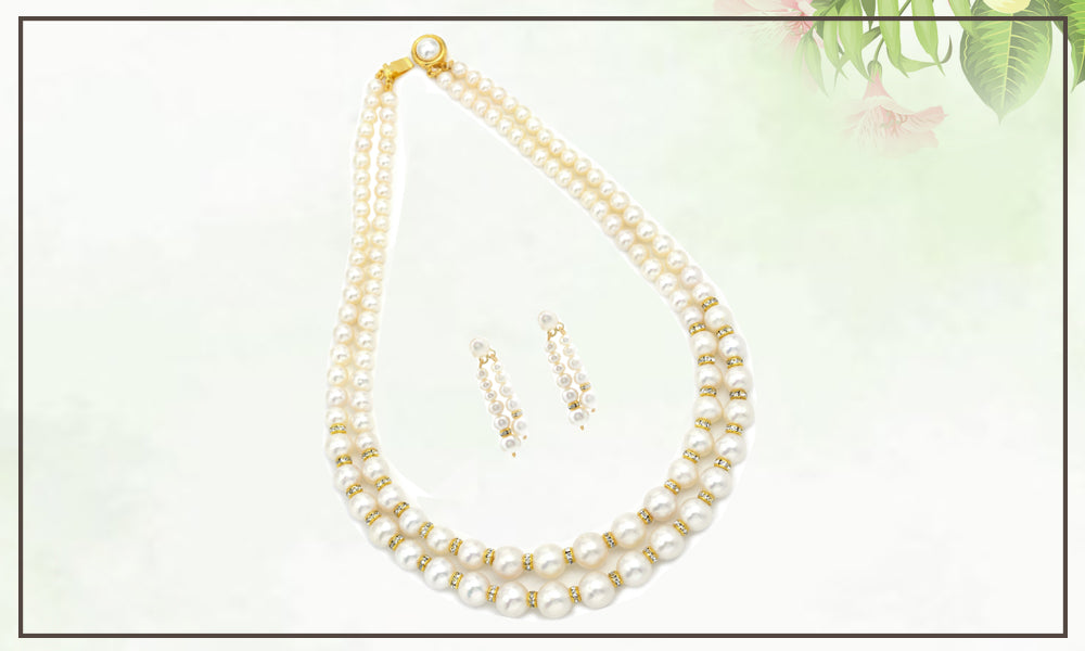 Office Wear Pearl Necklace & Sets